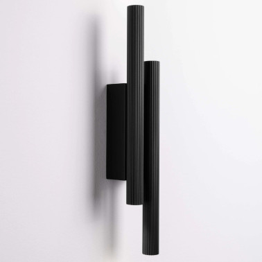 NOVA LUCE PARON 2L Aplique de Pared Negro 15W