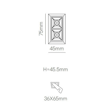 BENEITO FAURE NANO TRAM Blanco 2700K-600K 6W TUYA