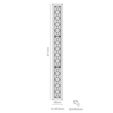 BENEITO FAURE TRAM XL Blanco 2700K-600K 30W TUYA