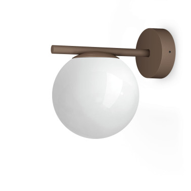 LOMBARDO PUNTO APPLIQUE con Esfera de Vidrio IP65