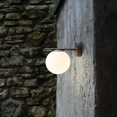 LOMBARDO PUNTO APPLIQUE con Esfera de Vidrio IP65