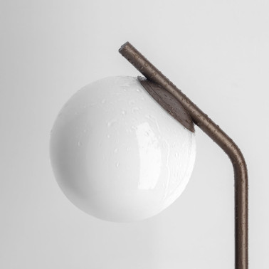LOMBARDO PUNTO STELO Baliza con Esfera de Vidrio IP65