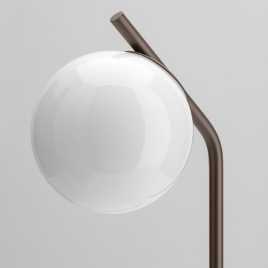 LOMBARDO PUNTO STELO Baliza con Esfera de Vidrio IP65