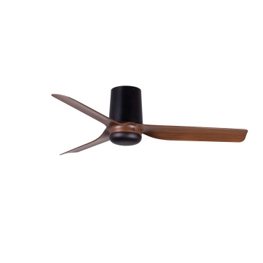 FARO MINI PUNT TUB S Ventilador Negro-Nogal sin luz
