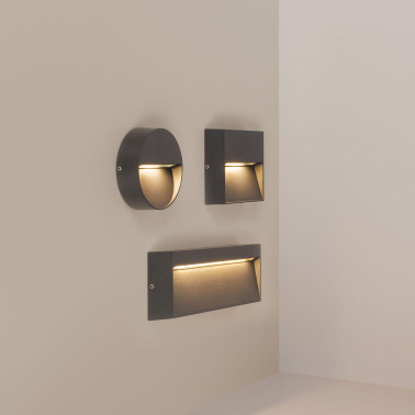 HOFF LIGHT ATHENS 3 CUADRADO Aplique Antracita 4CCT