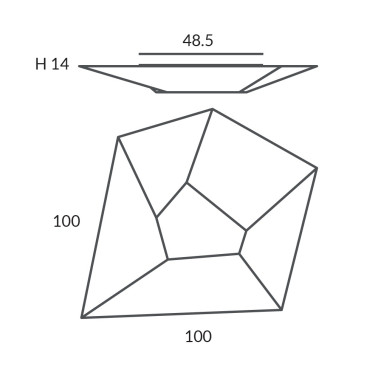 OLE LIGHTING HALLEY Repuesto Tela Blanca 100CM
