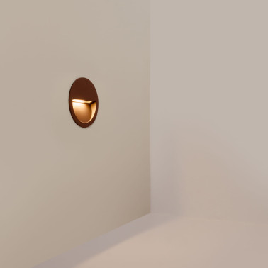 HOFF LIGHT ATHENS 3 REDONDO Empotrable Corten 4CCT