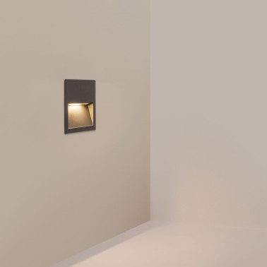 HOFF LIGHT ATHENS 3 CUADRADO Empotrable Antracita 4CCT