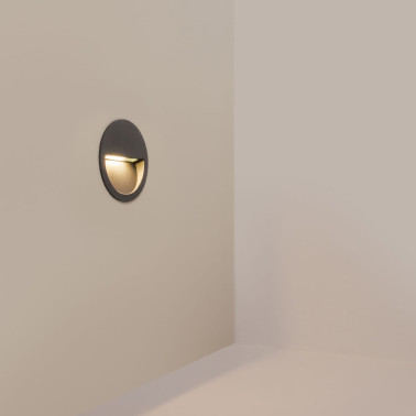 HOFF LIGHT ATHENS 3 REDONDO Empotrable Antracita 4CCT
