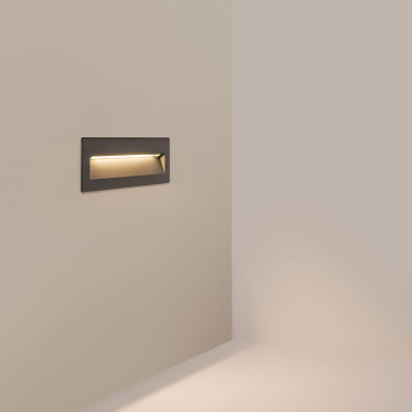 HOFF LIGHT ATHENS 6 RECTANGULAR Empotrable Antracita 4CCT