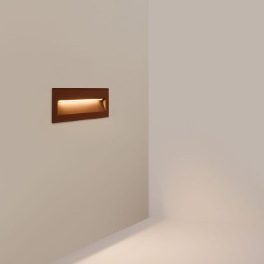 HOFF LIGHT ATHENS 6 RECTANGULAR Empotrable Corten 4CCT