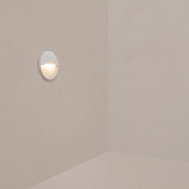 HOFF LIGHT ESTEPONA ROUND Empotrable Blanco Ø85