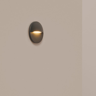 HOFF LIGHT ESTEPONA ROUND Empotrable Antracita Ø85