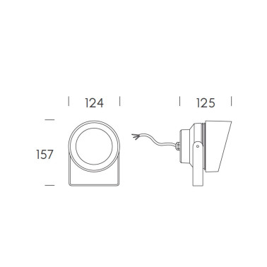HOFF LIGHT BELGIUM 12 Proyector con Estaca Antracita 12W 3000K