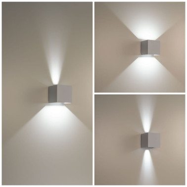 HOFF LIGHT PALMA SQUARE Aplique 3CCT Blanco