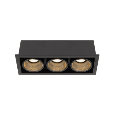 HOFF LIGHT EGYPT 15W Empotrable Super Slim Negro 35º 3K