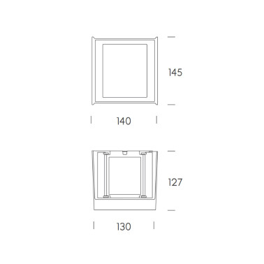 HOFF LIGHT OSLO Aplique Blanco UP&DOWN 9W 2x0º-100º