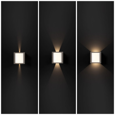 HOFF LIGHT OSLO Aplique Blanco UP&DOWN 9W 2x0º-100º