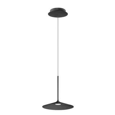 LINEA LIGHT POE_P1 Colgante 6W Negro Texturado