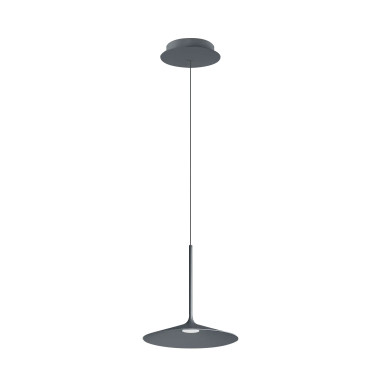 LINEA LIGHT POE_P1 Colgante 6W Gris Basalto Texturado