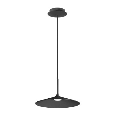 LINEA LIGHT POE PLUS Colgante 15W Negro Texturado
