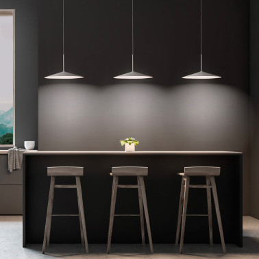 LINEA LIGHT POE PLUS Colgante 15W Blanco Texturado