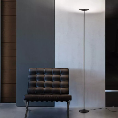 LINEA LIGHT POE_FL Lámpara de Pie 25W Negro Texturado