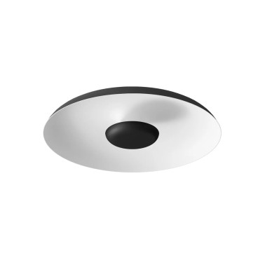 LINEA LIGHT BASIN_S Plafón-Aplique 32W Negro Texturado
