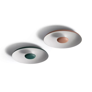 LINEA LIGHT BASIN_S Plafón-Aplique 32W Verde Azulado