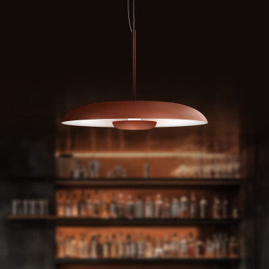 LINEA LIGHT BASIN_P Colgante 25W Rojo Beige