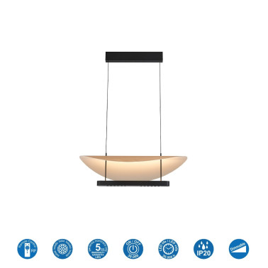 MANTRA ABISAL 600 Colgante Negro-Haya CCT
