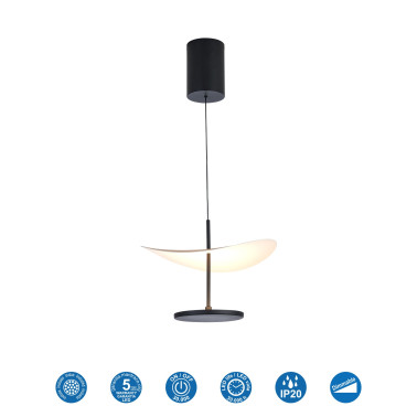 MANTRA ABISAL 300 Colgante Negro-Haya CCT