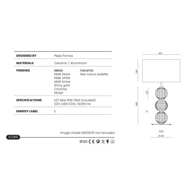AROMAS FYFA Sobremesa Cerámica Personalizable