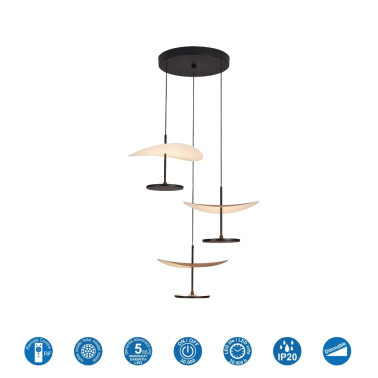 MANTRA ABISAL 525 Colgante Negro-Haya CCT
