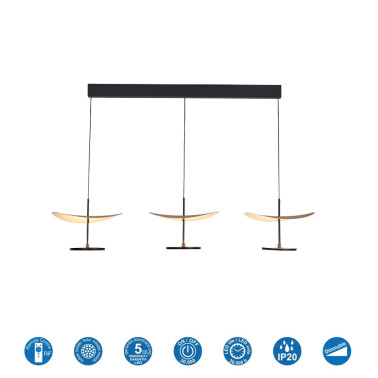 MANTRA ABISAL 1100 Colgante Negro-Haya CCT