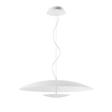 LINEA LIGHT HORIZON_P Colgante Luz Indirecta Blanco
