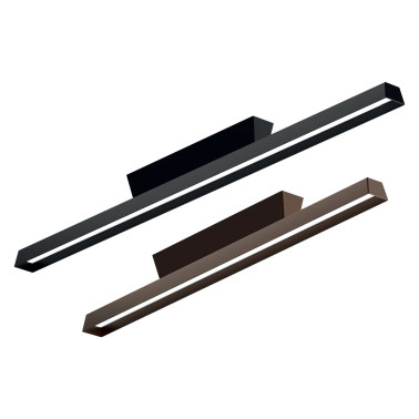 LINEA LIGHT LIRA_SB L700 Plafón Lineal Marrón Oscuro IP65