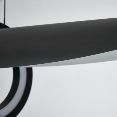 MANTRA ÓRBITA 1230 Colgante Negro 2700K