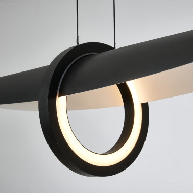 MANTRA ÓRBITA 1230 Colgante Negro 2700K