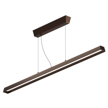 LINEA LIGHT LIRA_PB Colgante Lineal IP65 Marrón Oscuro