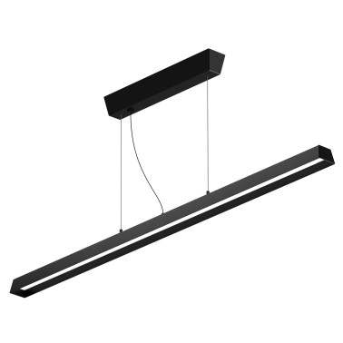 LINEA LIGHT LIRA_PB Colgante Lineal IP65 Negro Texturado