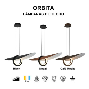 MANTRA ÓRBITA 1230 Colgante Café 2700K
