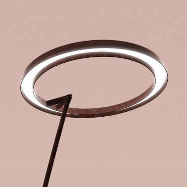 LINEA LIGHT LIRA_FL Lámpara de Pie IP65 Marrón Oscuro