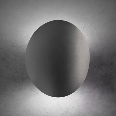 LINEA LIGHT ALBA Aplique Negro Texturado 31W