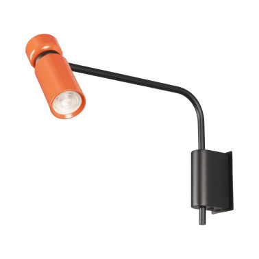 MANTRA LUMINARI Aplique Negro-Naranja