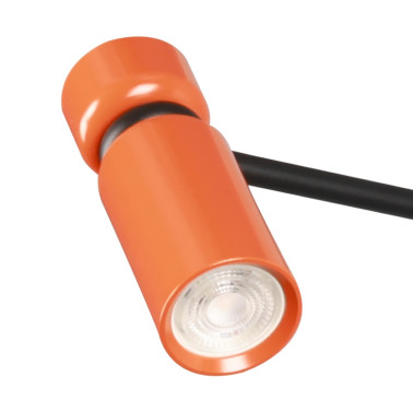 MANTRA LUMINARI Aplique Negro-Naranja