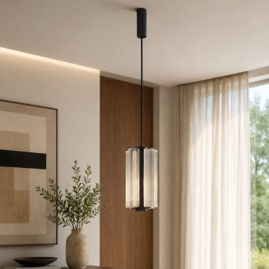 AROMAS RYST S Colgante Oro Envejecido/Antracita