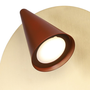 MANTRA CÍCLOPE 300 Aplique Oro-Burdeos