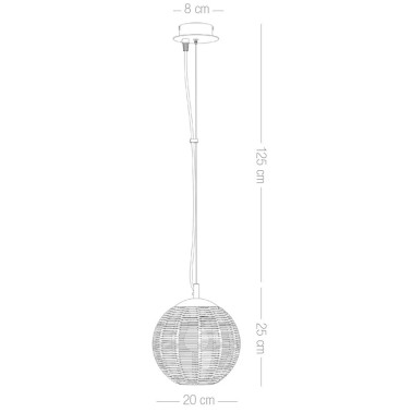 ILUSORIA TORCH 1L Colgante Cuerda Personalizable