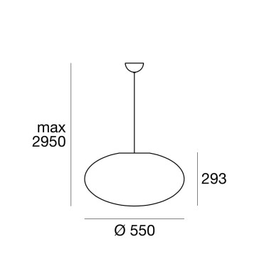 LINEA LIGHT OH! Smash_P65 550 Colgante Blanco E27